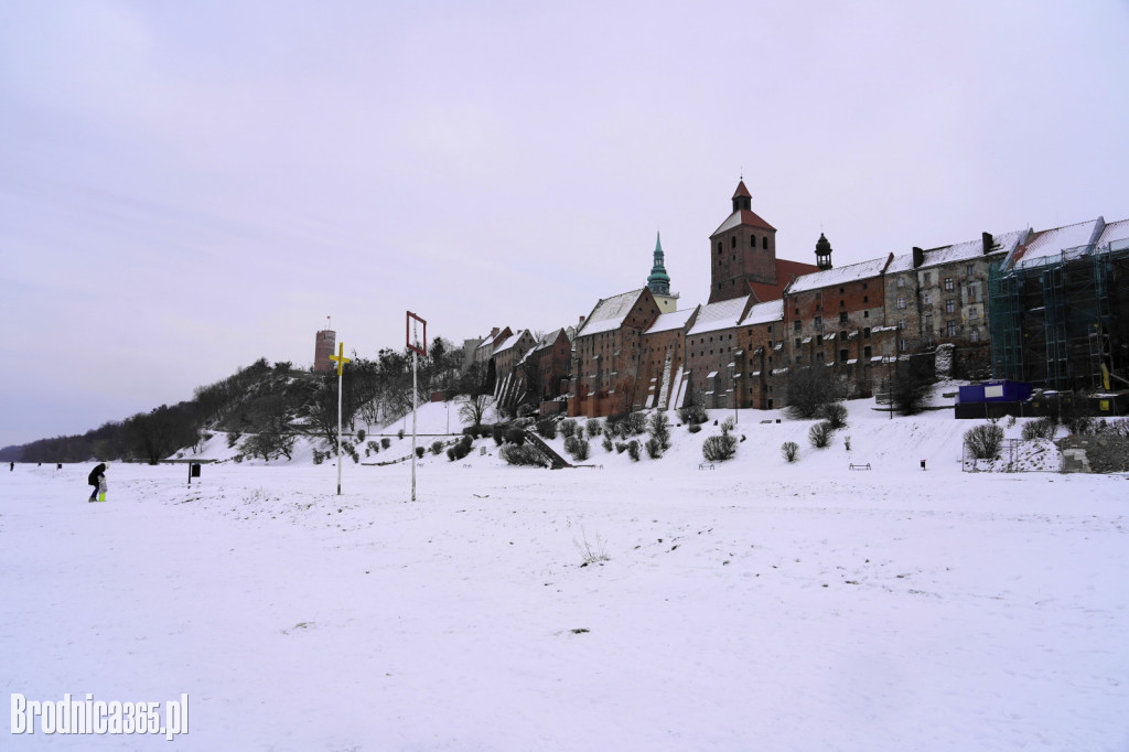 Mroźna niedziela w Grudziądzu