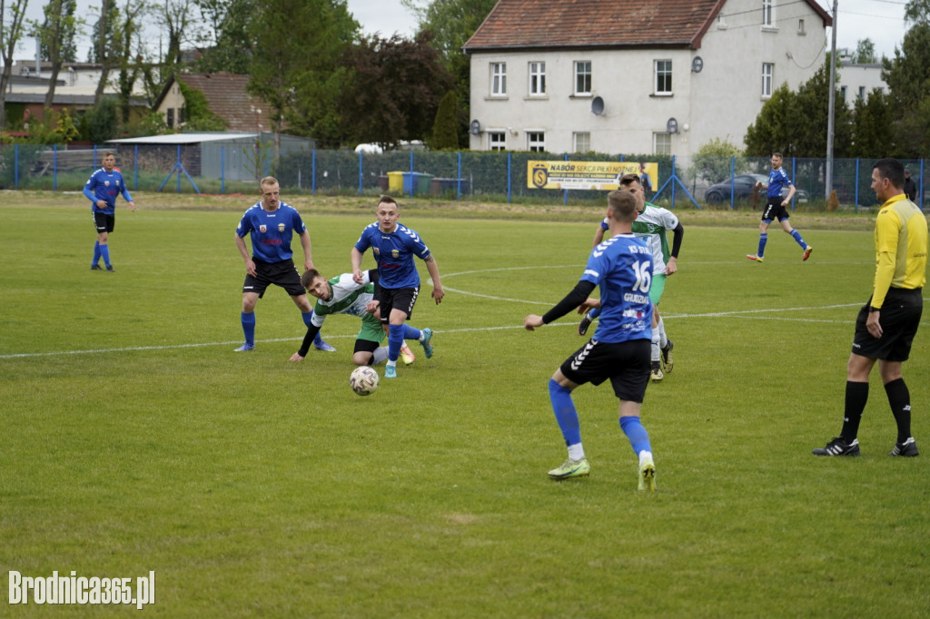 Gol Brodnica wysoko przegrywa w Grudziądzu