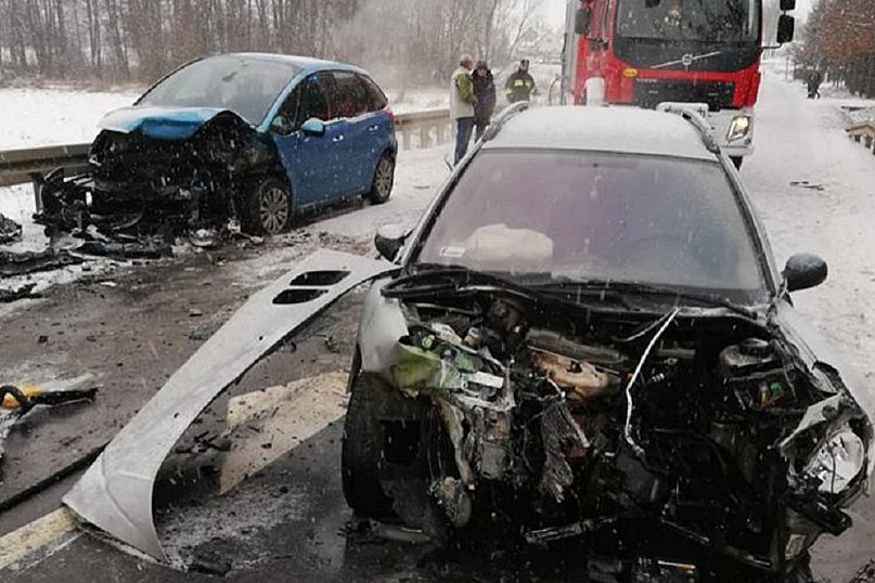 Zdarzenie drogowe w Strzygach