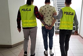 Policja zatrzymał 29-letniego mieszkańca Brodnicy, podejrzanego o napady na sklepy-7062